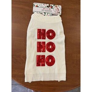 Dog sequined sweater size medium